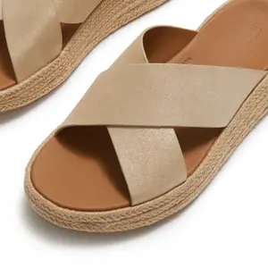 Women's cross-strap wedge sandals FitFlop F-Mode image-3
