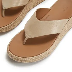 Women's wedge sandals FitFlop F-Mode Toe-Post image-2