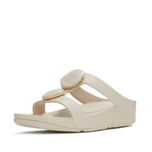 Women's mules FitFlop Fino Marbled-Stone H-Bar image-1
