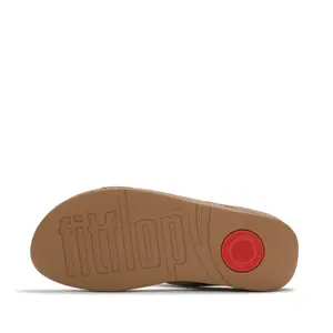 Women's mules FitFlop Fino Marbled-Stone H-Bar image-3