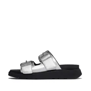 Læderhæle med spænde til kvinder FitFlop Gen-FF Buckle Tumbled image-0