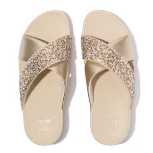 Kilehælssandaler til kvinder FitFlop Lulu Crystal-Mix image-2