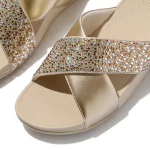Kilehælssandaler til kvinder FitFlop Lulu Crystal-Mix image-4
