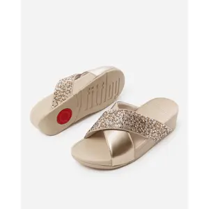 Kilehælssandaler til kvinder FitFlop Lulu Crystal-Mix image-3