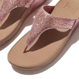 Chanclas de mujer FitFlop Lulu Crystal-Mix image-3