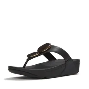 Women's flip-flops FitFlop Lulu Marbled-Stone image-0