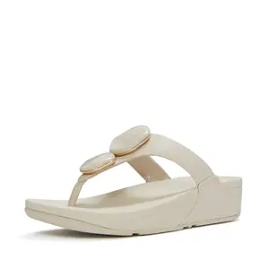 Women's flip-flops FitFlop Lulu Marbled-Stone image-1