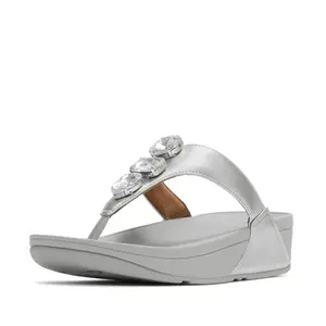 Wedge Zehentrenner für Damen FitFlop Lulu Ultra-Jewel Metallic image-1