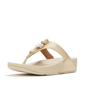 Wedge Zehentrenner für Damen FitFlop Lulu Ultra-Jewel Metallic image-1