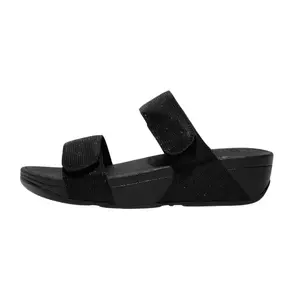 Wedge mules for women FitFlop Lulu Adjustable image-0