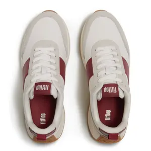 Bőr/velúr sneaker nőknek FitFlop F-Mode Flow image-2