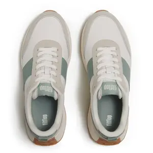 Bőr/velúr sneaker nőknek FitFlop F-Mode Flow image-2