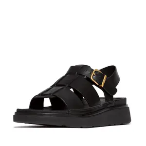 Klapki na koturnie w stylu rybaka damskie FitFlop Gen-FF image-1
