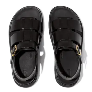 Klapki na koturnie w stylu rybaka damskie FitFlop Gen-FF image-2