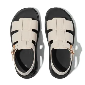 Klapki na koturnie w stylu rybaka damskie FitFlop Gen-FF image-3