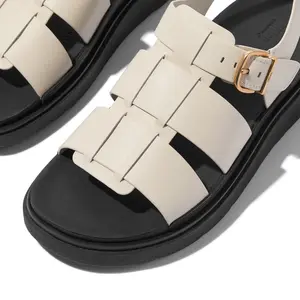 Klapki na koturnie w stylu rybaka damskie FitFlop Gen-FF image-4