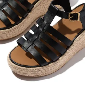 Sandalias de cuña estilo pescador mujer FitFlop Platfforms image-4