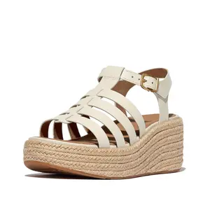 Sandalias de cuña estilo pescador mujer FitFlop Platfforms image-1