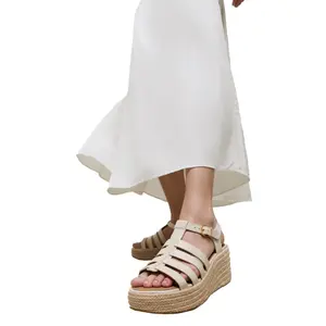 Sandalias de cuña estilo pescador mujer FitFlop Platfforms image-5