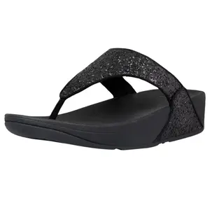 Wedge flip-flops for women FitFlop Lulu Glitter PU image-1