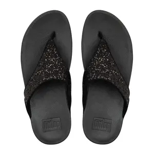Wedge flip-flops for women FitFlop Lulu Glitter PU image-2