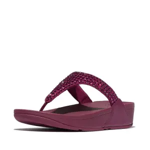 Chanclas de dedo para mujer FitFlop Lulu Maxi-Crystal