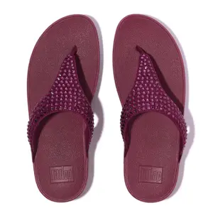 Chanclas de dedo para mujer FitFlop Lulu Maxi-Crystal image-2