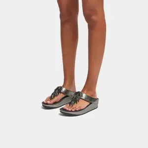 Wedge flip-flops for women FitFlop Rumba image-5