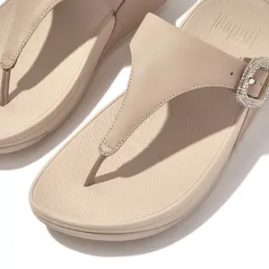 Tongs compensées femme FitFlop Lulu Crystal image-4