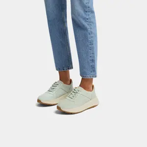 Women's suede Trainers FitFlop F-Mode image-1
