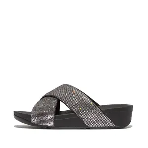 Women's sandals FitFlop Lulu Cross Slide - Glitterball image-0