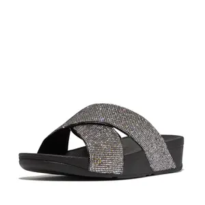 Women's sandals FitFlop Lulu Cross Slide - Glitterball image-1