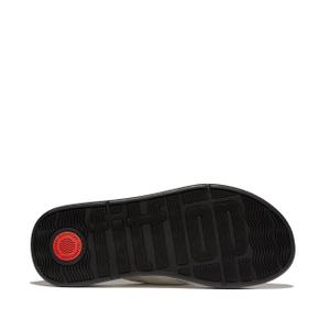 Sandálias femininas FitFlop F-Mode Knot Soft-Leather Flatform Toe-Post image-2