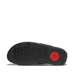 Claquettes femme FitFlop Lulu Crystal-Mix Metallic Cross image-2