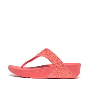 Tongs compensées femme FitFlop Lulu Glitter PU