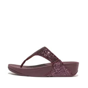 Sandalias de mujer con purpurina FitFlop Lulu PU image-0