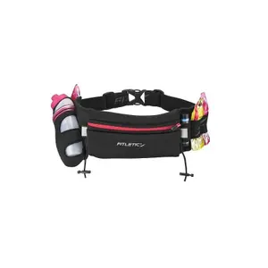 Hydration belt 1 water bottle and gel holders Fitletic image-0