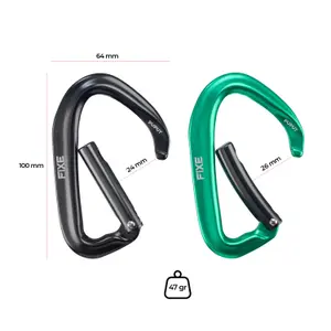 Karabiner Klettern Fixe Puput Wide (x4) image-3