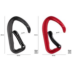 Karabiner Klettern Fixe Picot (x4) image-4