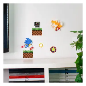 Wall decoration Fizz Creations Sonic Comic On´s Sonic and Miles Tails Prower image-1