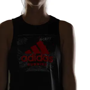 Camiseta de mujer adidas Fast Graphics Crop image-6