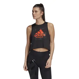 Camiseta de mujer adidas Fast Graphics Crop image-2