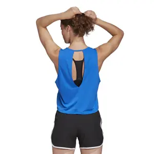 T-shirt för kvinnor adidas Fast Graphics Crop image-4