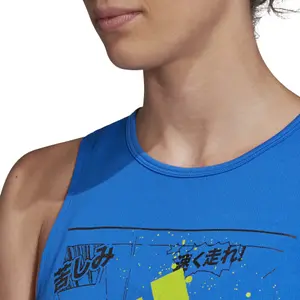 Camiseta de mujer adidas Fast Graphics Crop image-5