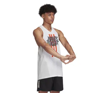 Tampo do tanque adidas Fast Graphics Singlet image-3