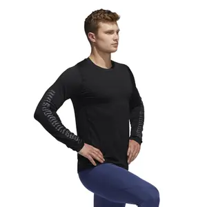 T-shirt ml adidas Alphaskin Graphic image-6