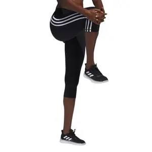 Legging mulheres 3/4 adidas Believe This 3-Stripes image-4