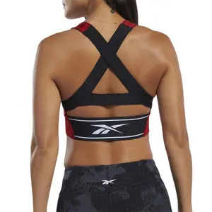 Sujetador Reebok Combat Jacquard Medium Impact image-4