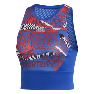 Top corto mujer adidas Own The Run City Clash image-0