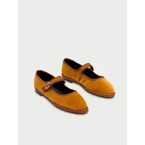 Women's velvet Ballet flats Flabelus Mary Jane image-1
